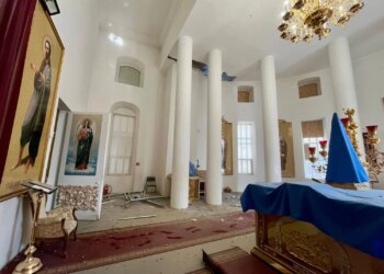 Армія рф обстріляла собор упц мп у Херсоні