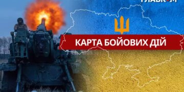 Карта бойових дій в Україні станом на 16 грудня 2025 року