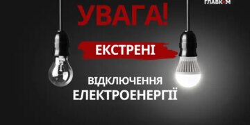 У Києві та області 10 січня 2026 року введено екстрені відключення світла