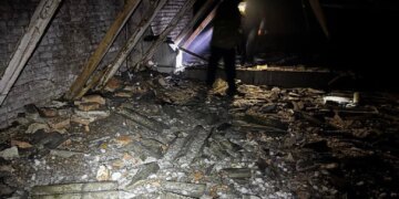 російський дрон знищив будівлю райдержадміністрації на Чернігівщині