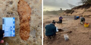 На шотландському пляжі знайдено рідкісні сліди віком 2000 років