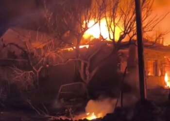 Атака на Запоріжжя: спалахнула пожежа, є поранені