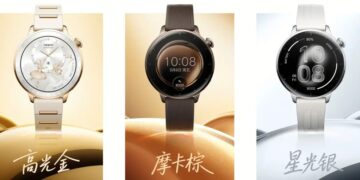 Офіційні зображення Oppo Watch X3 Mini демонструють три варіанти кольорів