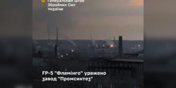 Українські “Фламінго” атакували російський завод вибухівки