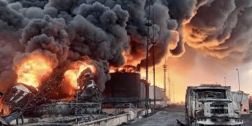 Палають майже всі резервуари: дрони СБУ підпалили нафтостанцію біля Пермі (відео)