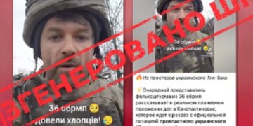 Росіяни розганяють у мережі фейкове відео про втечу з позицій бійців 36-ї бригади