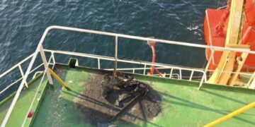 Російський дрон влучив у торговельне судно під прапором Ліберії