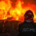 У Києві загасили пожежу на даху будинку, куди впали уламки безпілотника