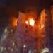 Через російську атаку в Одесі горять дві багатоповерхівки