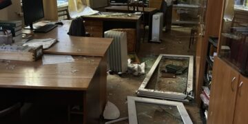 Через російський обстріл Києва 24 травня пошкоджена низка інститутів НАН України