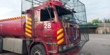 На Дніпропетровщині окупанти атакували авто рятувальників
