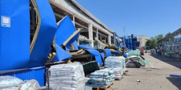 Росія пошкодила «Епіцентр» у Прилуках: поранено працівників
