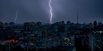 Київ вдруге за два дні накрила сильна гроза