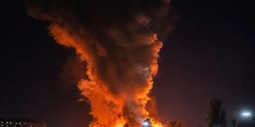 Росіяни атакували Київ: горять будинки, під завалами люди