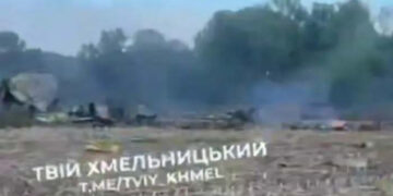 На Хмельниччині розбився бомбардувальник Су-24М
