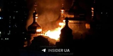 Атака на Київ: є влучання у будинки, приліт у Києво-Печерську Лавру