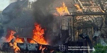 Окупанти атакували будинок у Запоріжжі