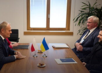 У Брюсселі Зеленський і Туск обговорили євроінтеграцію України та виклики для Європи через агресію РФ