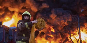 У Чорнобильській зоні після атаки дронів тривають пожежі, дим може дістатись Києва