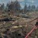 Рятувальники ліквідували масштабну пожежу в Чорнобильській зоні (фото, відео)