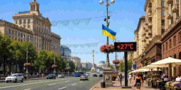 Прогноз погоди у Києві на 31 липня: спекотний день з ясним небом