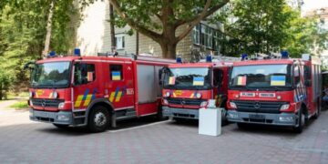 Київ отримав від Брюсселя ще три пожежних авто