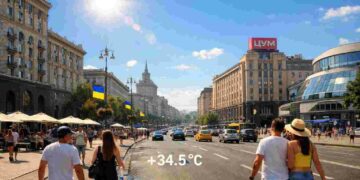 Прогноз погоди у Києві на 5 серпня: спекотний день з ясним небом