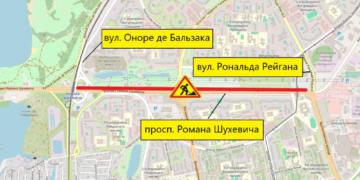 Кілометрові затори в Києві: де перекрили рух до кінця місяця, – ФОТО