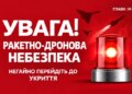 У Києві та низці областей оголошено повітряну тривогу