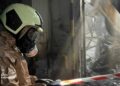 Пожежа після атаки дронів: на Київщині пошкоджені будинок і склад