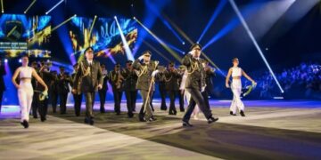 Український військовий оркестр уперше виступив на Nationale Taptoe у Нідерландах