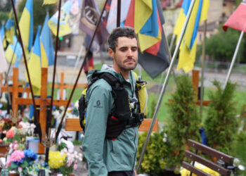 Понад 4200 кілометри: швейцарський ультрамарафонець завершив у Львові забіг на підтримку України