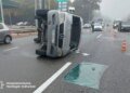 У Києві перекинулася маршрутка із 15 пасажирами, серед постраждалих дитина