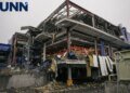 "Епіцентр" на Почайній зруйновано після удару рф балістикою по Києву – фоторепортаж